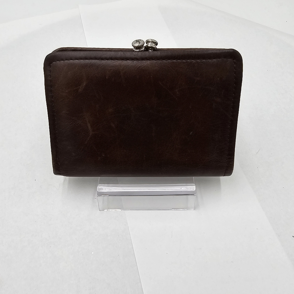 HOBO Brown Leather Wallet